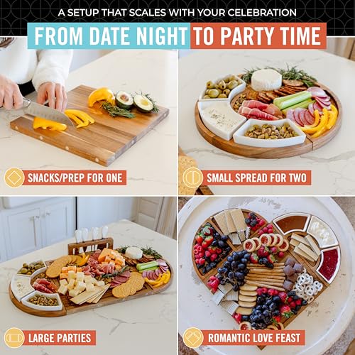 Elite Snacker Large Charcuterie Board Set