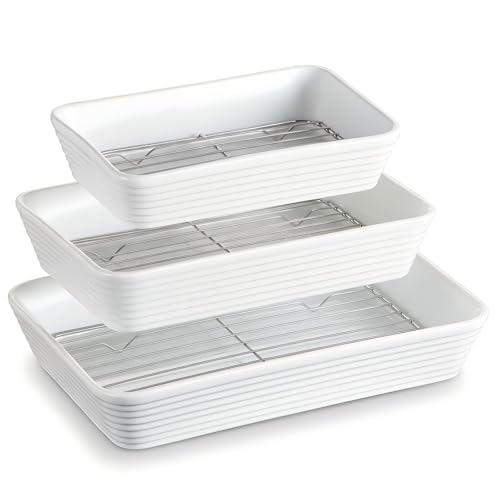 Baking Dishes for Oven (9 x 13 " Set of 3)