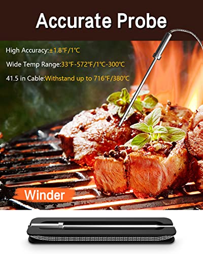 Meat Thermometer Wireless Bluetooth (2 x Probes)