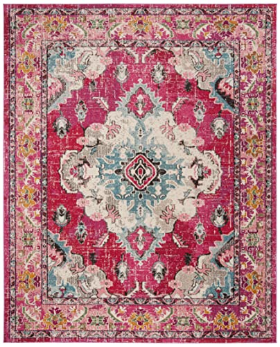 Monaco Area Rug 10x14 (10' x 14' (Rectangular) / Pink/Multi)