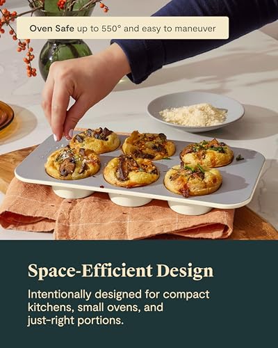 Non Stick Ceramic (Perracotta / Muffin Pan (6 Cup))