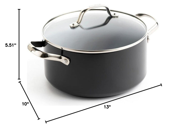 Valencia Pro 5QT Ceramic Nonstick Stock Pot (5.4 Quarts / Gray)