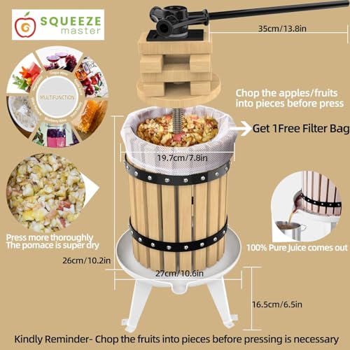 Fruit Press 1.6 Gallon (1.6 Gallon / Black)