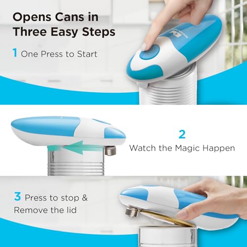 Auto Electric Can Opener (Sky Blue)