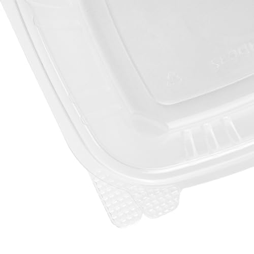32 oz Clear Plastic Clamshell Containers with Hinged Lids (32oz)