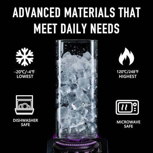 71oz 2.2Qt Rectangle Glass Storage Containers with Lids 4 (71oz*4)