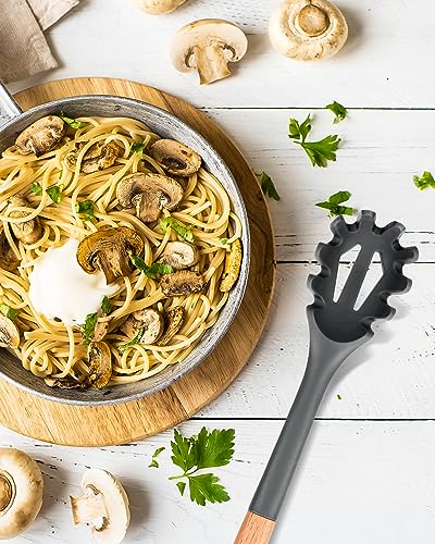 Silicone Pasta Fork (Gray)