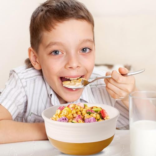 Ceramic Cereal Bowls (White / 20 oz)