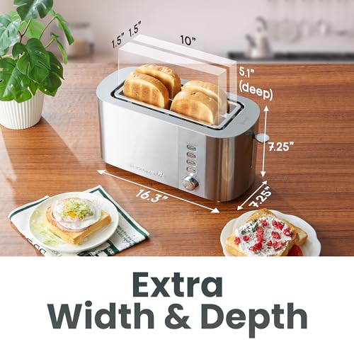 4 Slice Long Slot Toaster (4 Slice / Stainless Steel)