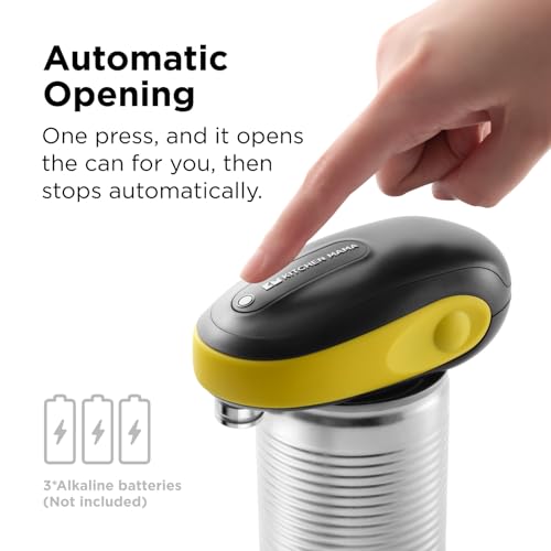 One-To-Go Electric Can Opener, Yellow (Yellow with Black)
