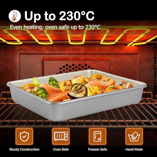 9x11 Baking Pan (Silver / 11 x 9 x 2 inch)