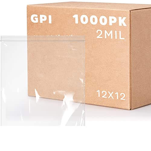 GPI 12" x 12" Zip Bags (12" x 12")