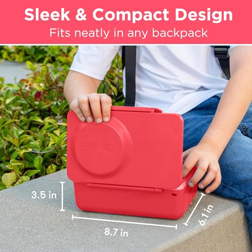 OmieBox UP Kids Insulated Bento Box (Cherry Pink)