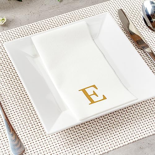 Gold Letter E Linen (Gold / 2000 Count / E)