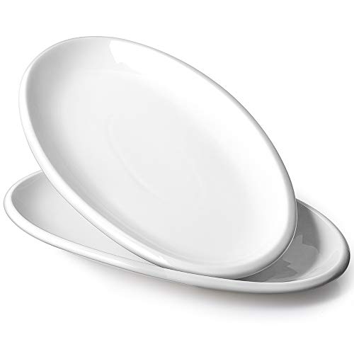16" Serving Platters (White / 16 in x 8.7 in)