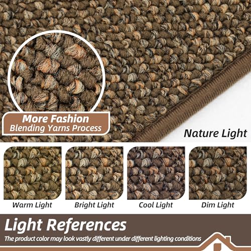 Kitchen Runner Rugs 20"x48" (Brown / 20" X 48" (Rectangular))