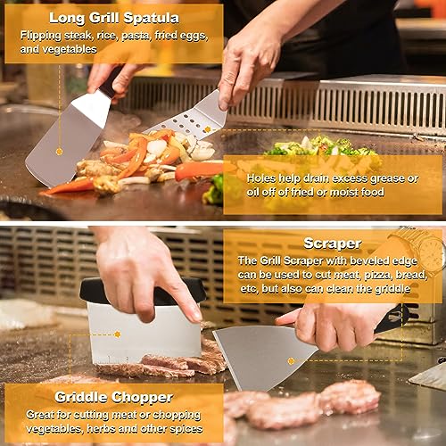 Griddle Accessories Kit (with Round Burger Press)