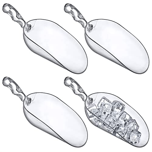 Elsa - 24-Ounce Plastic Ice Scoops (Set of 4), Plastic Utility Scoops, BPA-Free, Food-Grade, Shatter-Proof, Good for Kitchen and Restaurant, Perfect for Home and Commercial Use (24 oz, 4-Pack)