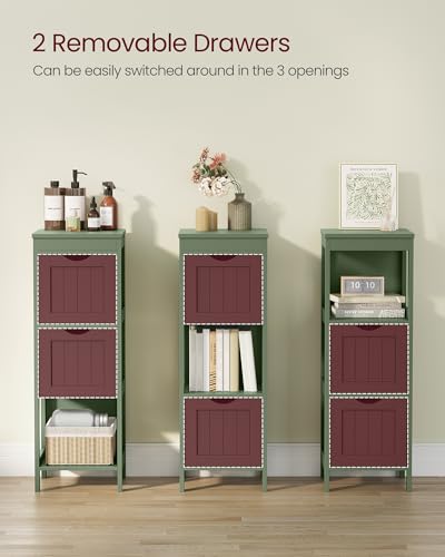 Bathroom Floor Cabinet (35"H / Forest Green)