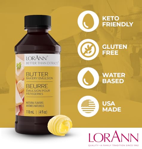 Butter Emulsion & Flavoring For Baking (128 Fl Oz (Pack of 1))