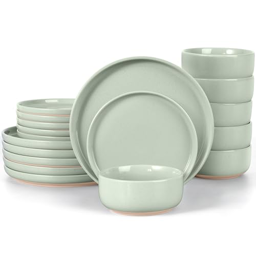 Plates and Bowls Sets (Fog Green)