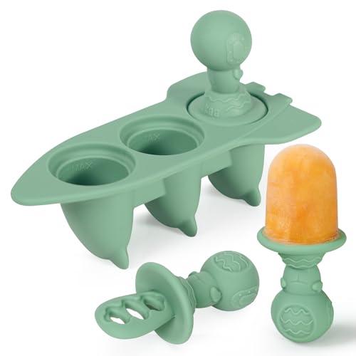 Baby Popsicle Molds for Breast milk Pops (Pea Green)