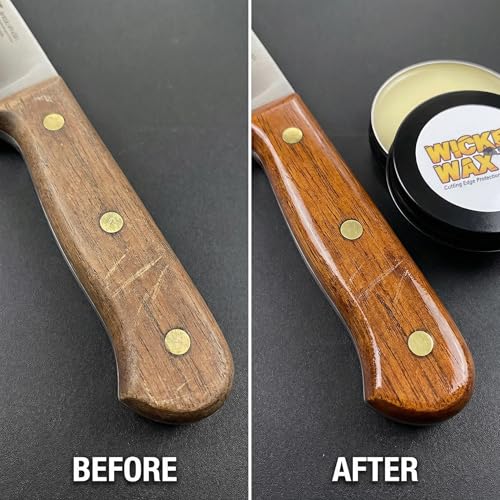 WICKED WAX - (2.0 oz.) - Cutting Edge Knife Protection - For Steel, Wood, Epoxy, Plastic, and Leather - 100% Organic & Food Safe - (USA Made) – Total Clean And Protect (Wicked Wax - ( 2.0 Ounces ))