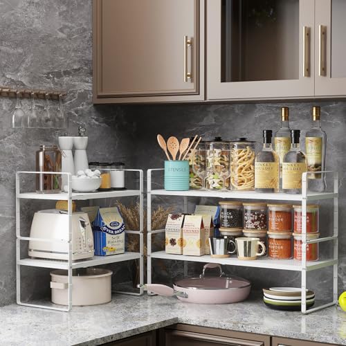 16.5~27.1" Expandable Shelf (White / 2Pcs // 8''W)