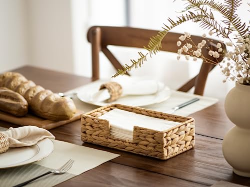 Water Hyacinth Napkin Holder for Bathroom (Natural (Water Hyacinth) / 9 ¾"L x 5"W x 2 ¾"H)