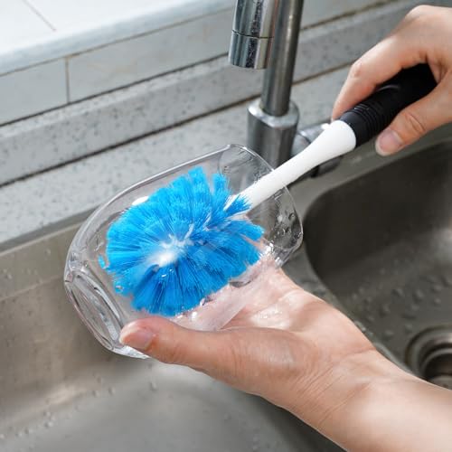 Dish Brush Set of 3 with Bottle Brush (Round Head)