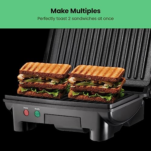 Electric Panini Press Grill (2 Slice)
