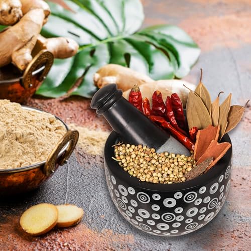 Mortar and Pestle (Dots)