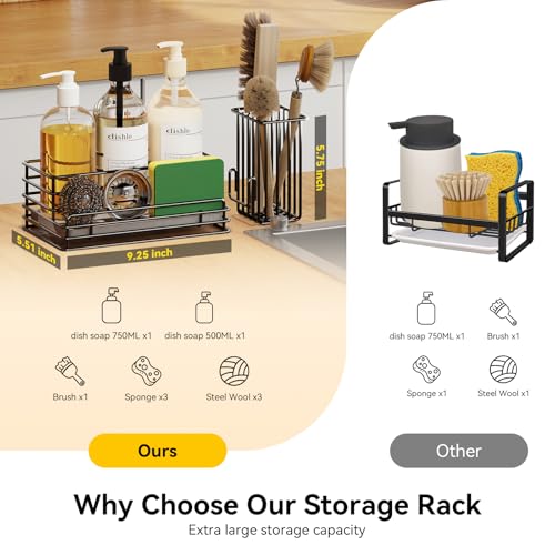 Kitchen Sink Caddy (Black / Large)