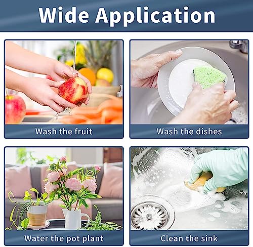 Kitchen Sink Sprayer Hose Attachment for Faucet (F- Grey- ON/OFF Pause Sprayer)