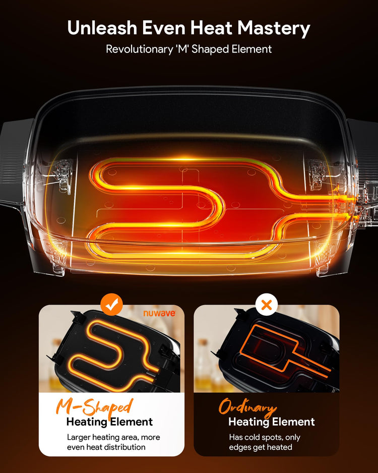 Medley XL Digital Electric Skillet (Cinnamon)