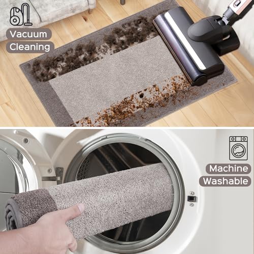 Kitchen Rug 24" x 70" (Beige / 24" X 70")