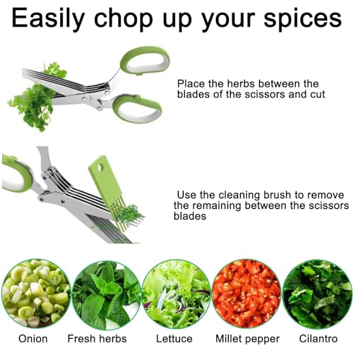 Garlic Press Stainless Steel (Silver+Green)