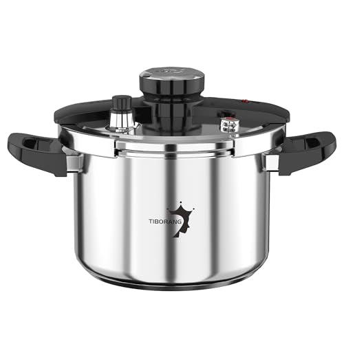6.3 QT Stainless Steel Pressure Cooker (6.3 Quarts)