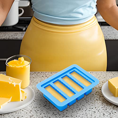 2 Packs Silicone Butter Mold with Lid (2 PACK)