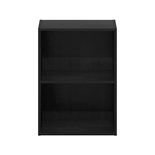 LUDER 2 Tier Book Shelf (Blackwood / 2-Tier, 9 x 16 x 21)