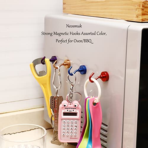 Magnetic Hooks (Purple / 0.67 inches)