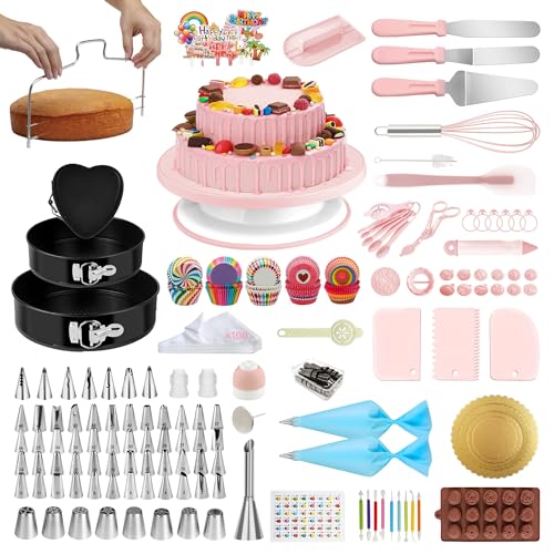 Cake Decorating Kit (Light Pink)