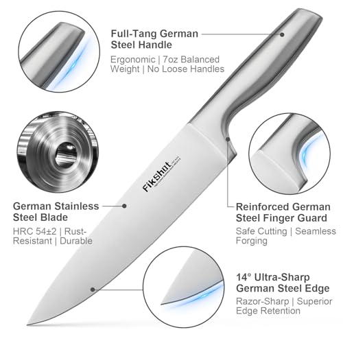 Kitchen Knife Set (Silvery + Blak)