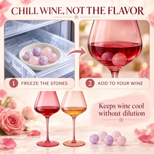 Romance Red & Pink Crystal Wine Glasses (Romance)