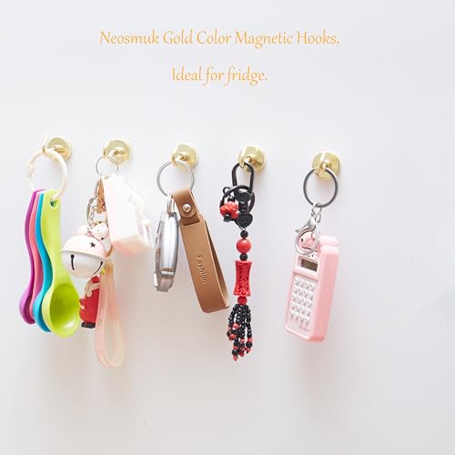 Magnetic Hooks (Gold / 0.83 inches)