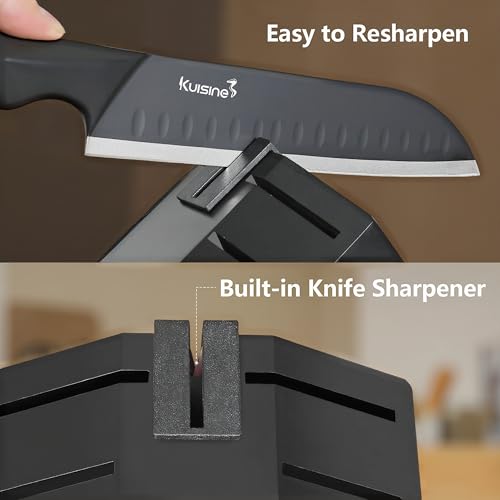 15 Piece Knife Set with Block (EX Black / 15 pieces)