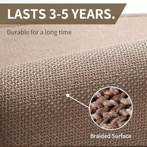 Long Kitchen Runner Rugs Kitchen Mat Non Slip Washable Brown 17"x71" (A- Brown / 17"x71")