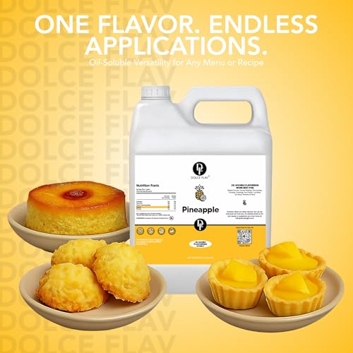 Pineapple Flavoring Oil for Desserts (1 Gallon)