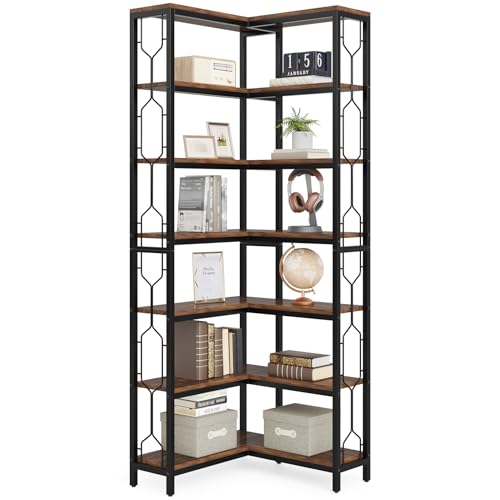 Corner Shelf 7 (Rustic Brown)