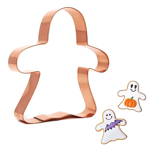 4 inch Copper Ghost Cookie Cutter